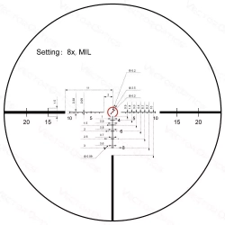 Прицел Vector Optics Continental 1-8x24 Tactical ED - фото 11