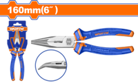 Длинногубцы изогнутые 160 мм (6/36) WADFOW WPL4C06
