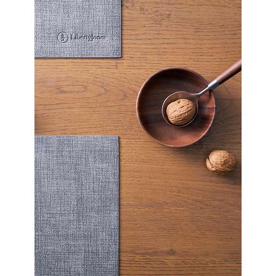 Набор из 4-х сервировочных салфеток leanera, 30х45 см, серые