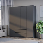 Шкаф 4-х створчатый Симпл ШК-13 графит