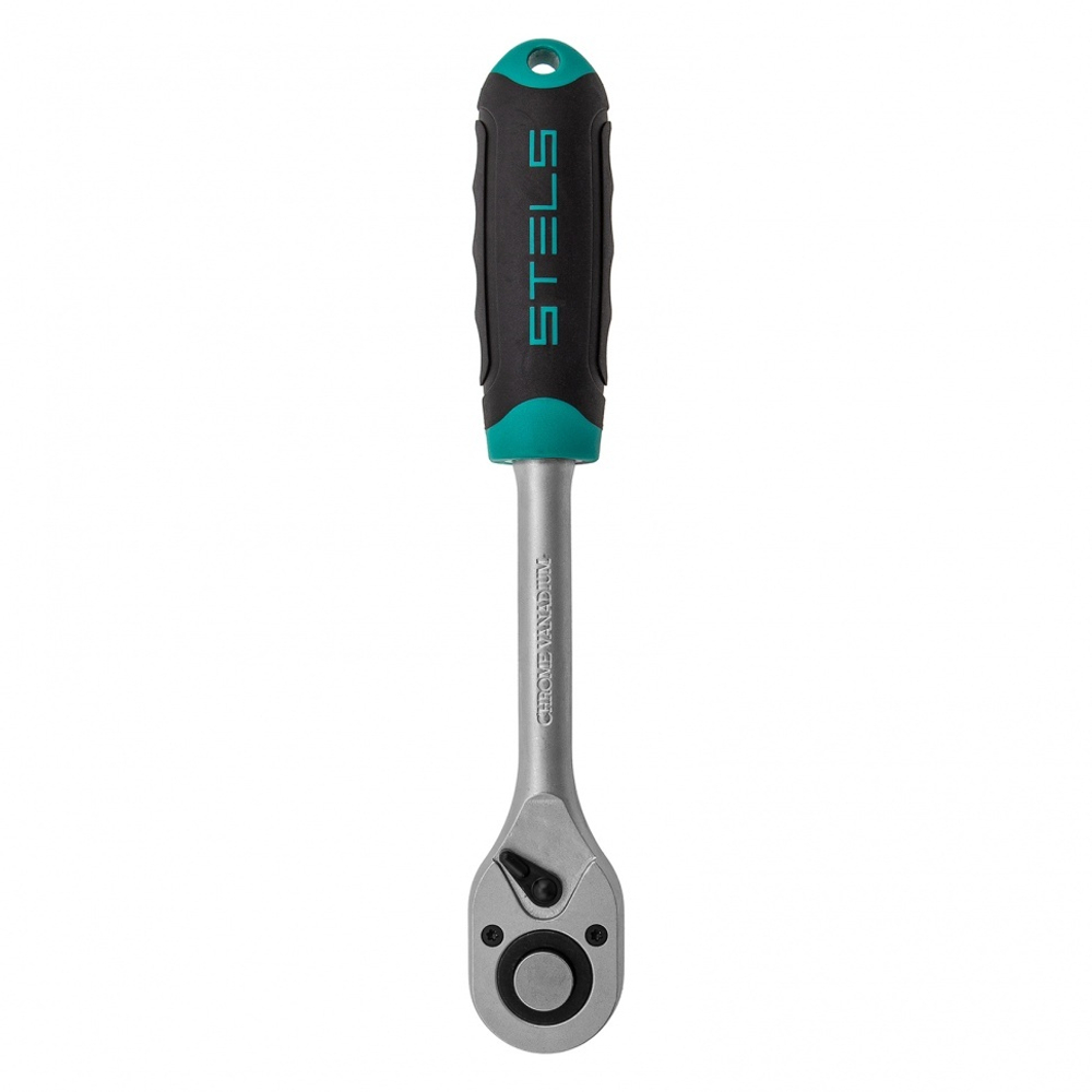 Набор торцевых головок, 1/2", головки 10 - 22 мм, с трещот. ключом, CrV,11 предметов Stels