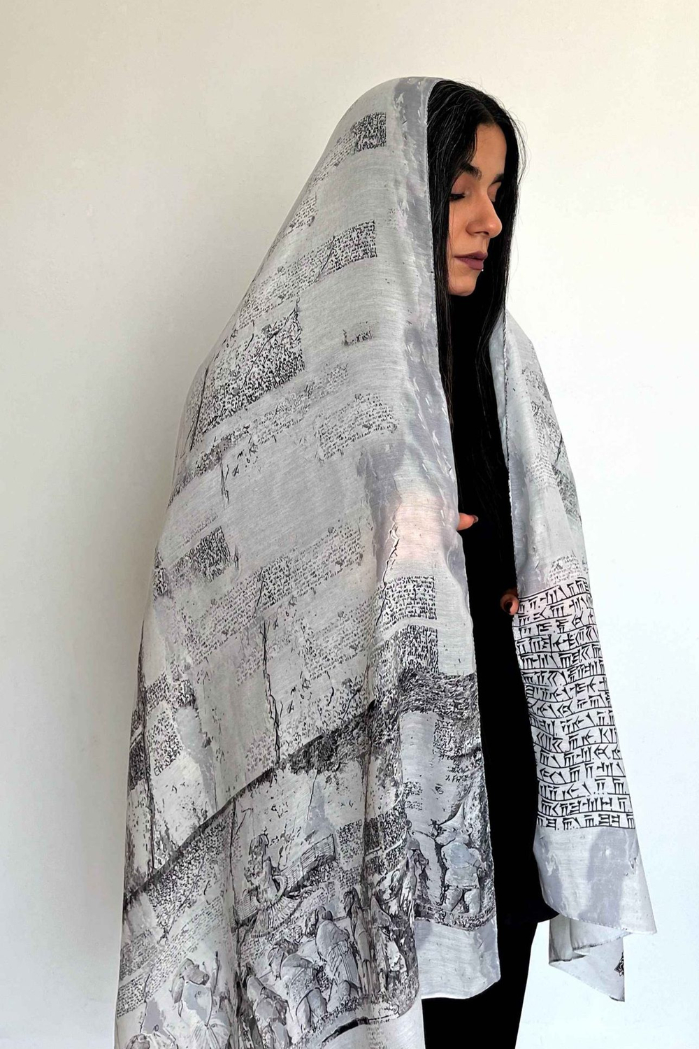 Иранский платок Narenji Bisotun 70 х 200 хлопок Иран 80620428