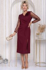 Платье Загадка ночи (бордовое) П12197-35 LT Collection