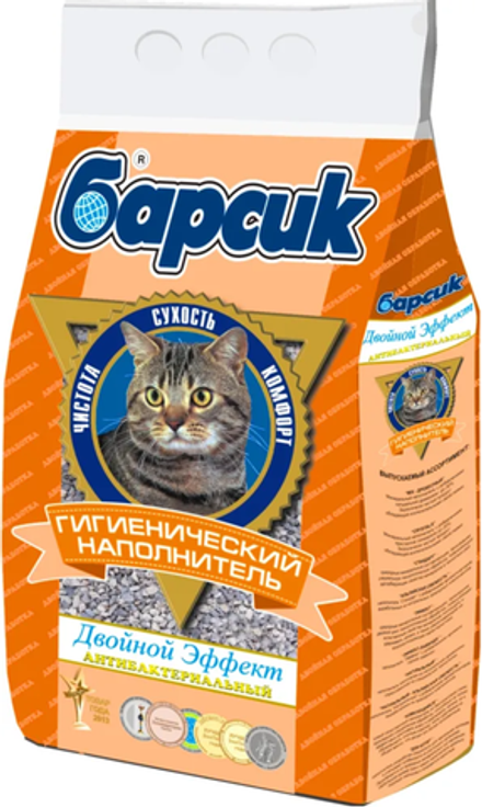 Барсик - наполнитель Двойной эффект 4,54л.