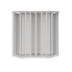 Накладки для плинтуса Идеал Дюра напольный прямоугольный 80мм 002 Светло-серый (2 набора из 8 элементов) во флоупаке