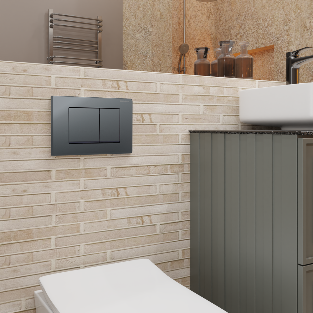 Клавиша для инсталляции CHARUS Minimalista FP.310.GRP.01, графит