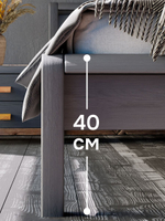 Кровать Мадейра 90х200, деревянная, из натурального дерева, массив сосны