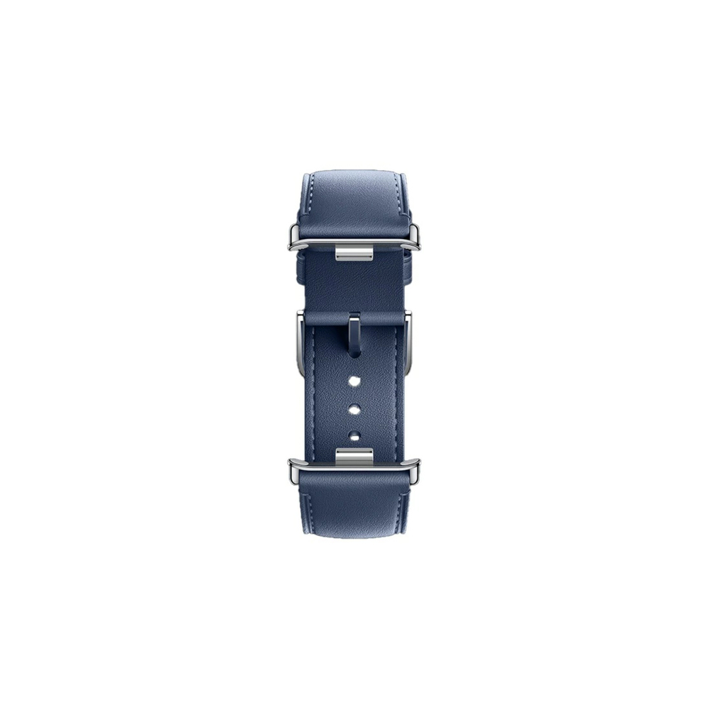 Кожаный сменный браслет Xiaomi Leather Quick Release Strap Glacier Blue