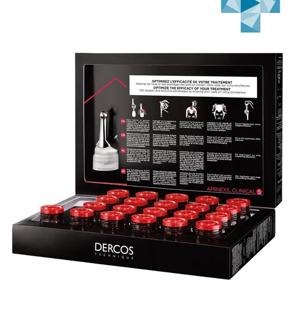 Средство против выпадения волос для мужчин / Dercos Aminexil 21 х 6 мл