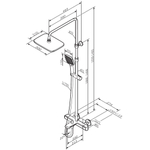 Душевая система с термостатом AM.PM Func F078F500 Хром