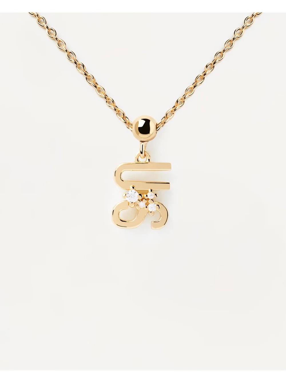 Подвеска-шарм женская PDPaola Us серебро 925 пробы покрытое золотом 750 пробы CH01-032-U