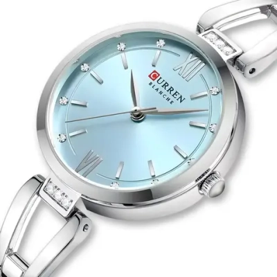 Часы наручные кварцевые CURREN на металлическом браслете, серебристый W8590-01