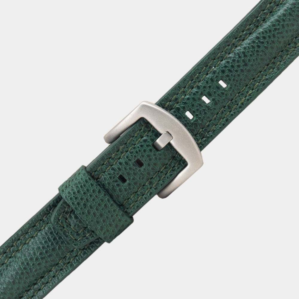 Ремешок для часов Garmin 43 mm с креплением из кожи теленка, зеленого цвета