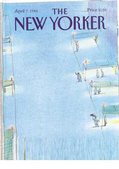 Журнал The New Yorker 07-04-1986, обложка