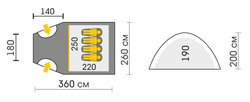 ПАЛАТКА TALBERG BIGLESS 4
