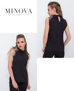 Блуза 1094-черный Minova