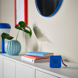 IKEA VAPPEBY  (ИКЕА ВАППЕБЙ)  -  Портативный динамик bluetooth, водонепроницаемый/синий