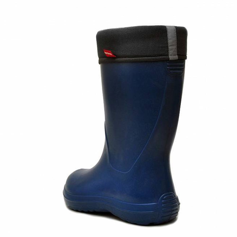 Сапоги женские Silla из ЭВА утепленные, с манжетой из флиса (синие)