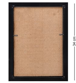 AMB-02/17 Икона «Казанская Божией Матери» (с янтарной крошкой) H-34см