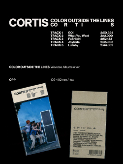 Альбом CORTIS - COLOR OUTSIDE THE LINES 1st EP Album WVS ALBUMS RANDOM Version