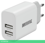 Сетевое зарядное устройство Wiiix UNN-1-2-04-W белый