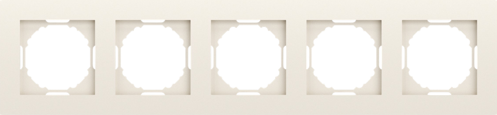 Рамка 5-я, матовый кремовый, серия A07