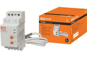 Реле температуры РТ-820 (-5+40С, 24-240В, AC/DC, с датч.IP67) TDM SQ1508-0001