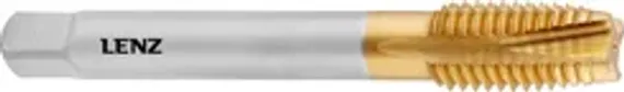 Метчик машинный LENZ M8х1,25 мм, HSSE/TiN, ISO 529, арт. LZGM-0508