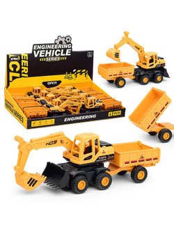 Игрушка Машина Экскаватор с прицепом-2 (BHX825)