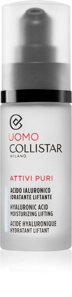 Collistar Linea Uomo Hyaluronic Acid Moisturizing Lifting увлажняющая сыворотка с гиалуроновой кислотой