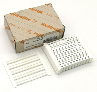 Маркер для клемм 5х5мм dekafix 5 GW 23(уп. -500 шт.) Weidmuller 0522660023