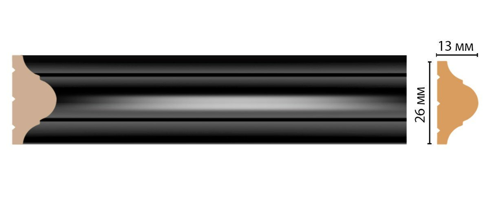Молдинг DECOMASTER D001-195 (26*13*2400мм)