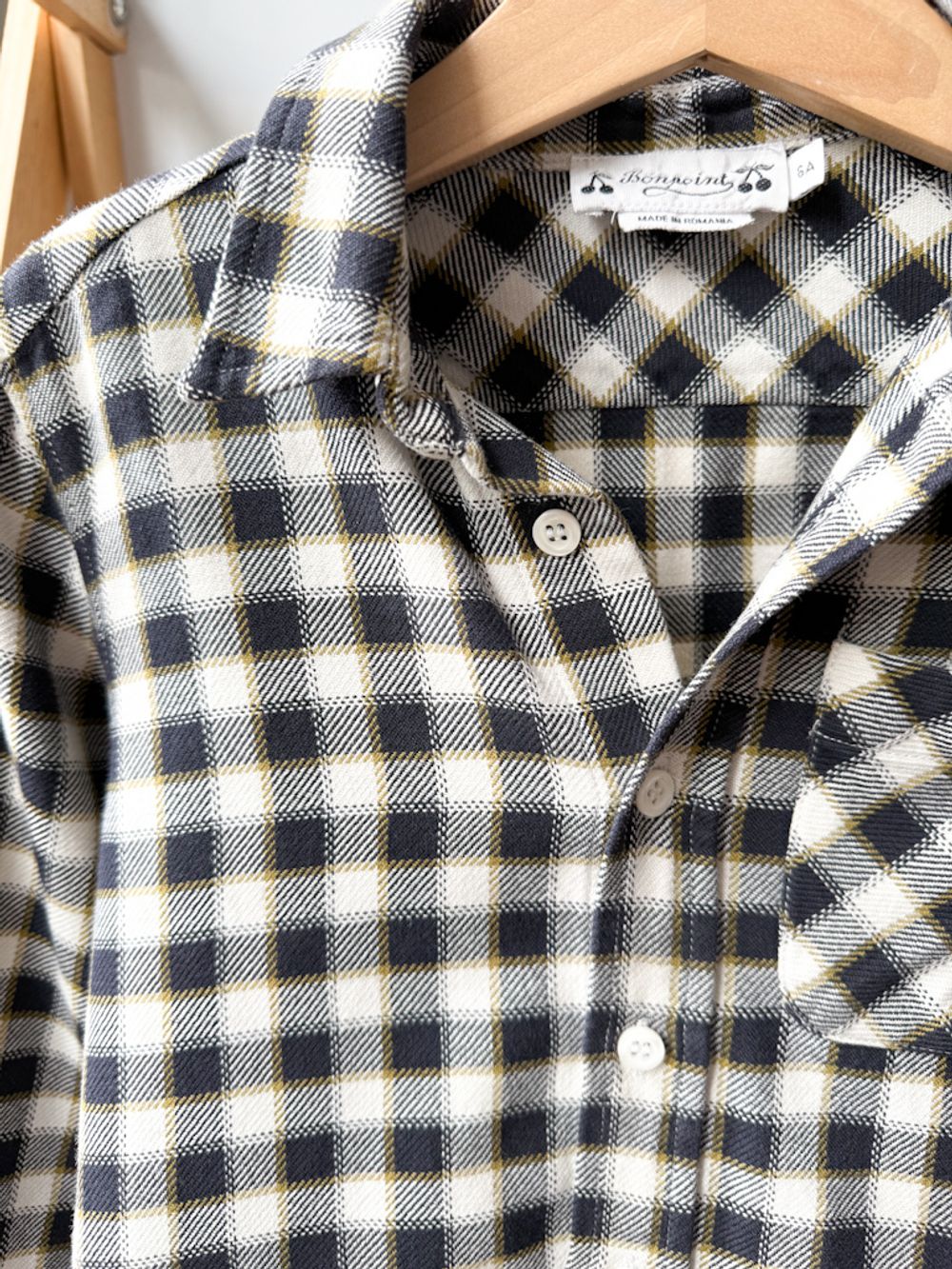 Хлопковая рубашка Bonpoint, 116