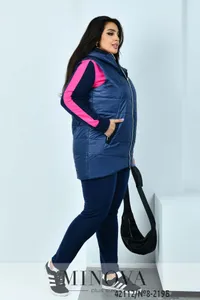 Жилет 8-219Б-синий Minova