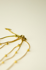 Ожерелье с позолотой