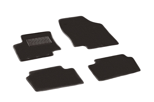 Ворсовые коврики LUX для Hyundai i20 2008-2014 Seintex.82331