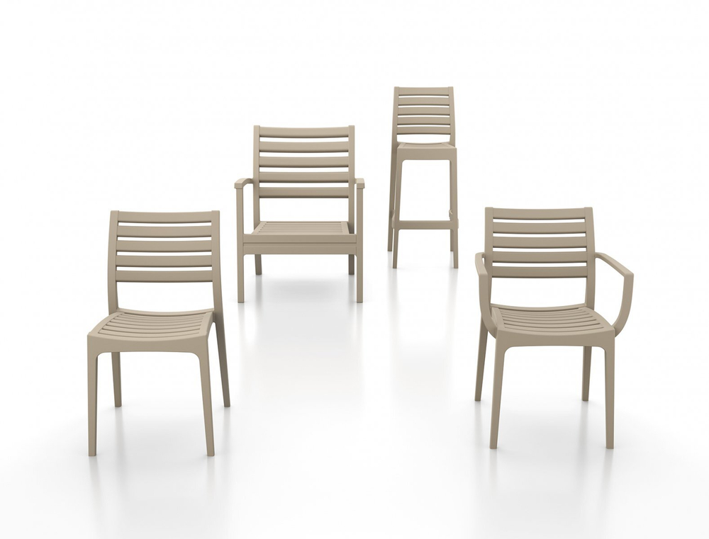 Стул пластиковый Siesta Contract Ares, бежевый