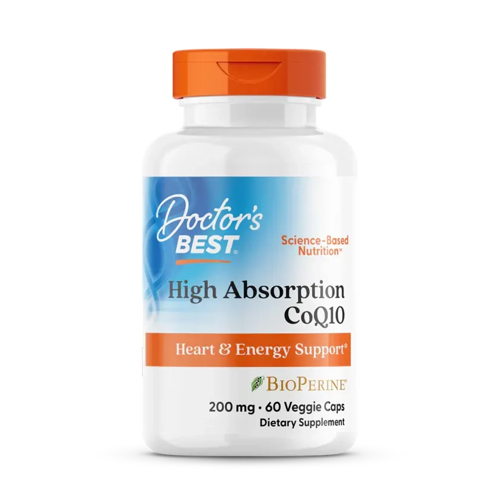 High Absorption CoQ10 with BioPerine 200 мг 60 капсул Doctors Best