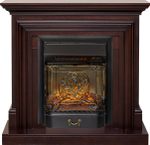 Каминокомплект Bradford - Темный дуб с очагом Majestic FX M Black RC