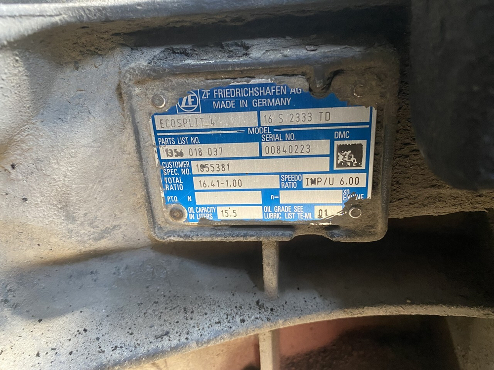 МКПП ZF 16S2333TD 2018г.