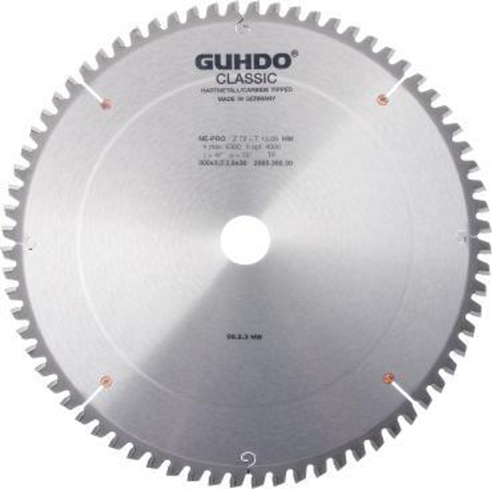 GUHDO 2185.301.31 Пильный диск по алюминию, металлу, пластику - Германия