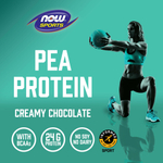 NOW Foods, Sports, гороховый белок, со вкусом сливочного шоколада, 907 г (2 фунта)