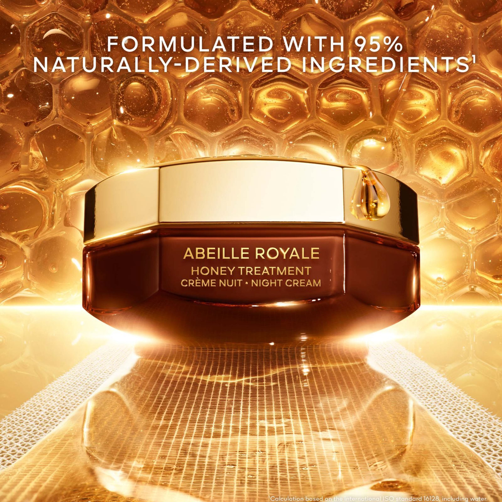 GUERLAIN Abeille Royale Honey Treatment Night Cream - многоразовый ночной крем для повышения упругости и против морщин /   50  ml  / GTIN 3346470618503