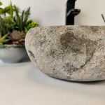 Каменная раковина из речного камня RS-05361 (39*36*15) 0861 из натурального камня