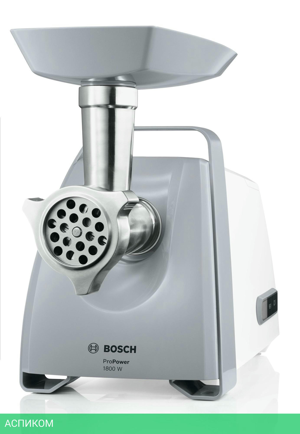 Мясорубка Bosch MFW66020 белый/серый