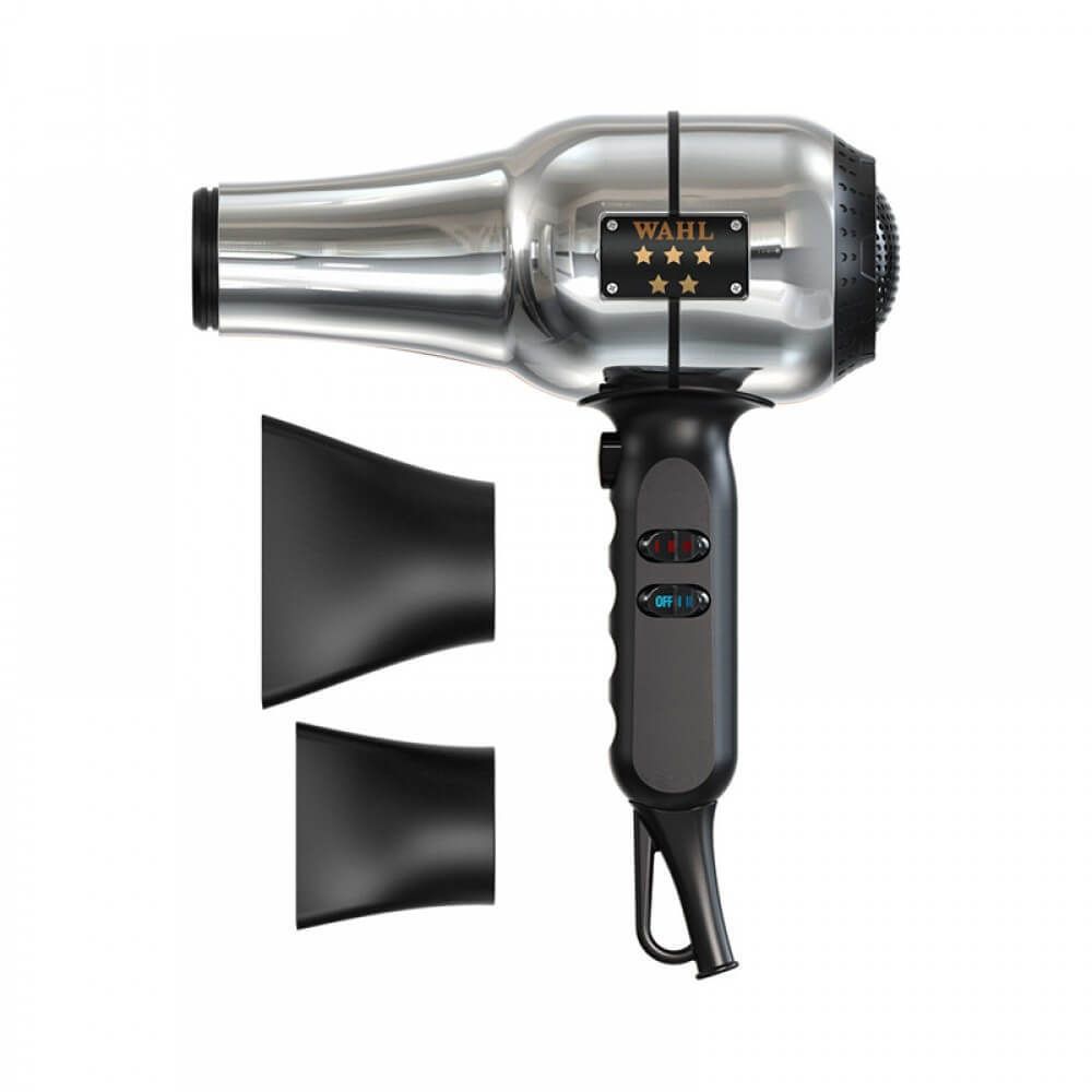 Фен Wahl 4317-0470 Barber Dryer 5* с турмалиновой ионизацией, 2200W - 2