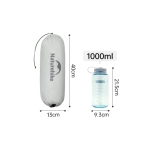 Палатка Naturehike Cloud Up UL Si 1-местная, алюминиевый каркас, серая, CNK2450WS017-G1