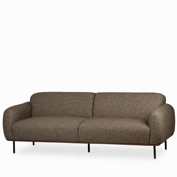 Диван Blocco 230 см, серо-коричневый