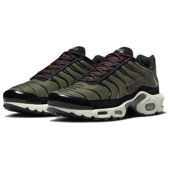 Кроссовки Nike Air Max Plus - универсальный топ из Зеленой кожи