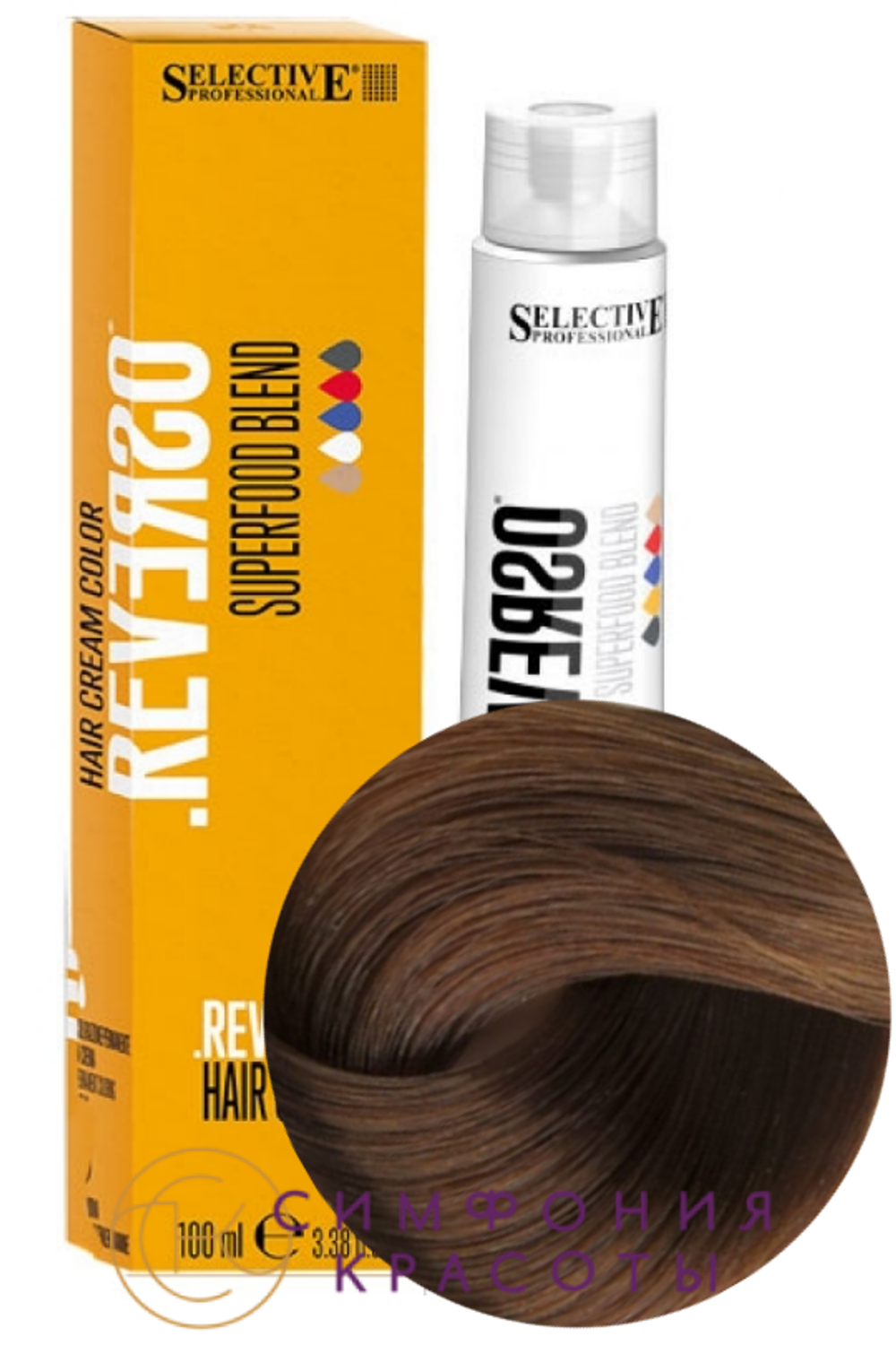 6.3 "Reverso Hair Color" Темный блондин золотистый 100мл